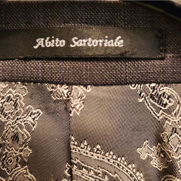 Mattarazi Uomo superfine Australian wool gray textured blazer size 44R Mens - Picture 11 of 11